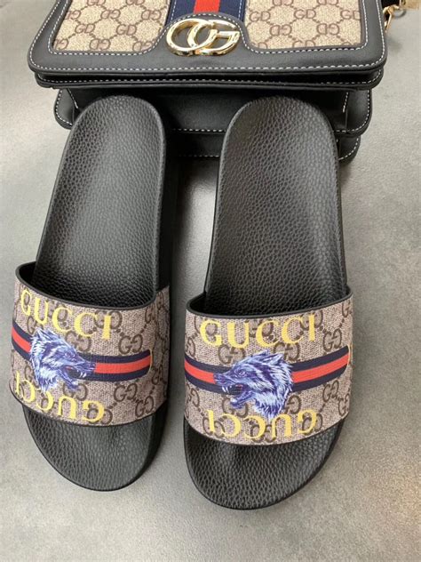 gucci slippers fake|original gucci slippers.